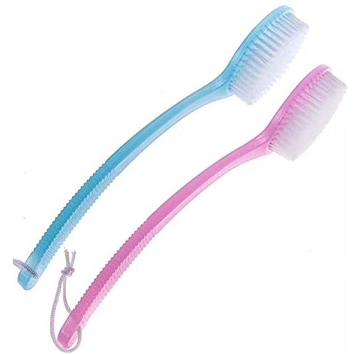 TopNotch Brush with Long Handle - 2 Pack Bath Shower Brushes