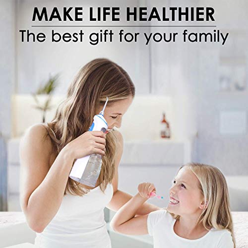 TOPOINT Cordless Dental Oral Irrigator Water Dental Flosser Professional Teet...