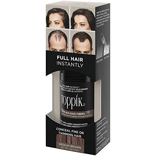 Toppik Hair Building Fibers, Medium Brown 12g