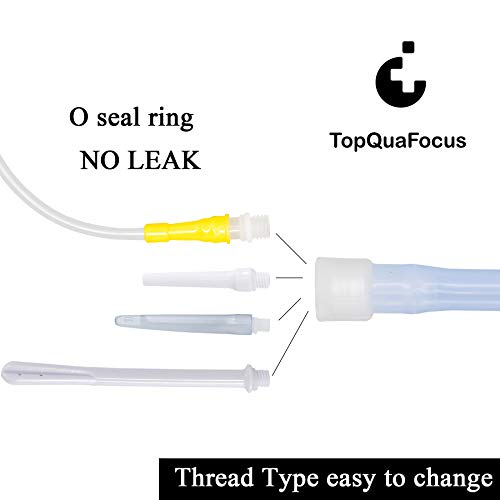 TopQuaFocus Enema Bucket Kit Plastic Enema Bucket for Cover Colon Cleansing 2...