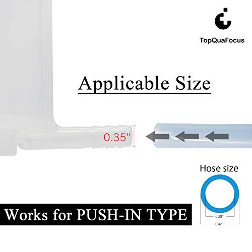 Topquafocus Enema Hose Replacement Silicone Tube Kit, Enema Nozzle, Long Rect...