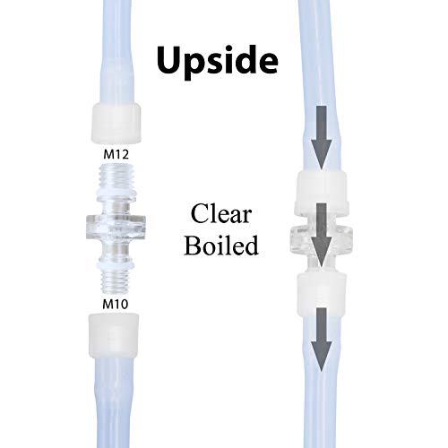 Topquafocus Enema Hose Replacement Silicone Tube Kit, Enema Nozzle, Long Rect...