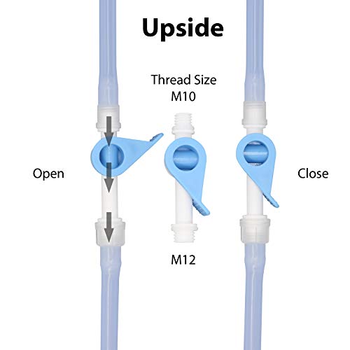 Topquafocus Enema Hose Replacement Silicone Tube Kit, Enema Nozzle, Long Rect...