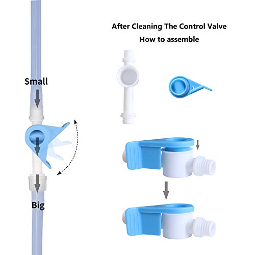 Topquafocus Large Enema Bucket Kit Anti-backflow Enema Kit for Men Women Colo...