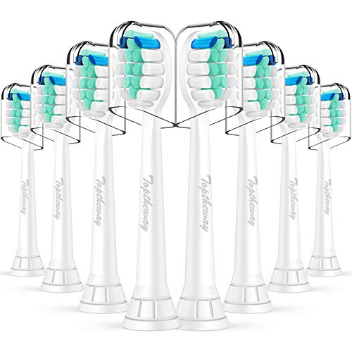 Toptheway Replacement Toothbrush Heads for Phillips Sonicare DiamondClean Pro...