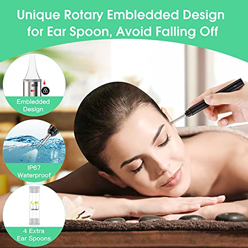Ear Wax Removal Tool with Camera - Ear Cleaner Kit with Light / 3.5mm Ear End...