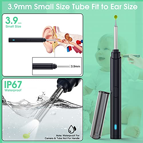 Ear Wax Removal Tool with Camera - Ear Cleaner Kit with Light / 3.5mm Ear End...