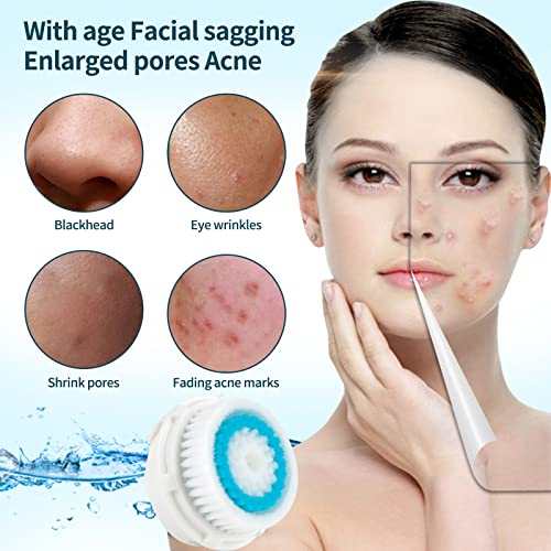 TOPyoth Replacements Facial Cleansing Brush Heads,Facial Brush Head Replaceme...