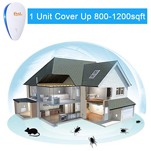 Tosreny Ultrasonic Pest Repeller, 6 Pack Electronic Bug Repellent Plug in Ind...