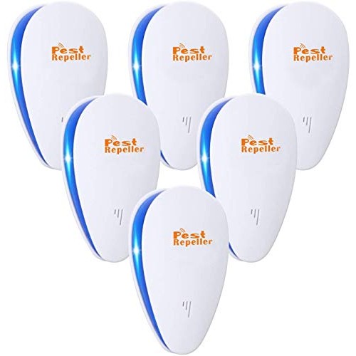 Tosreny Ultrasonic Pest Repeller, 6 Pack Electronic Bug Repellent Plug in Ind...