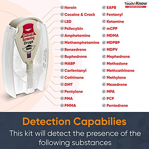 Touch&Know Multi Drug Test Kit - General Screening with Instant Results - Tes...