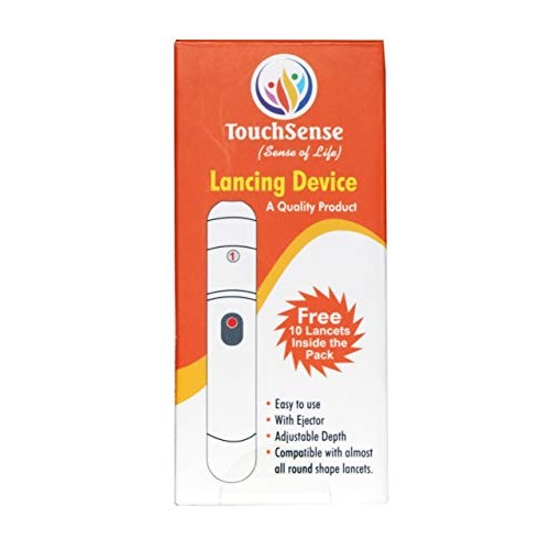 Touch sense Lancing Device with Free 10 pcs Lancets Size (30 G)