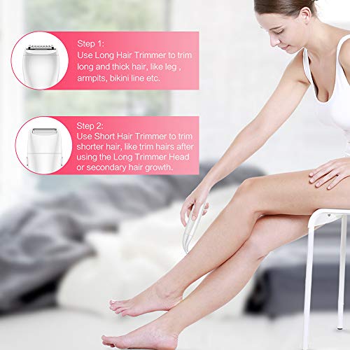 Electric Epilators Kit for Women by TOUCHBeauty, 4 in 1 Face Nose Hair Eyebro...