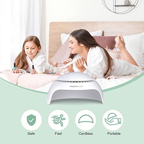 Nail Dryer for Kids Teens Beginners by TOUCHBeauty, Safe Nail Dryer for Regul...