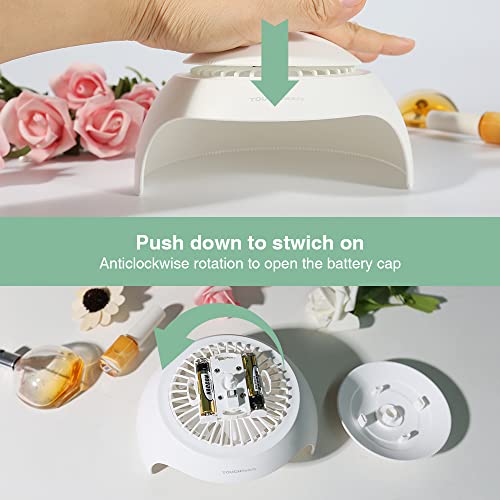 Nail Dryer for Kids Teens Beginners by TOUCHBeauty, Safe Nail Dryer for Regul...