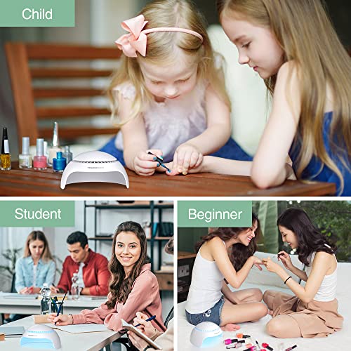 Nail Dryer for Kids Teens Beginners by TOUCHBeauty, Safe Nail Dryer for Regul...