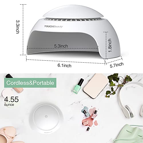 Nail Dryer for Kids Teens Beginners by TOUCHBeauty, Safe Nail Dryer for Regul...