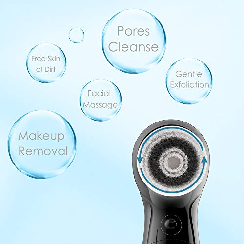 TOUCHBeauty Facial Cleansing Brush for Men Face Scrubber with Advanced PBT Br...
