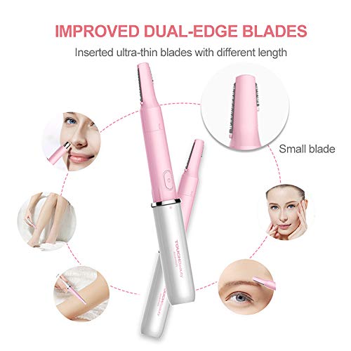 TOUCHBeauty Hair Trimmer for Face Eyebrow Nose Ear Body Hair Trimming, All in...