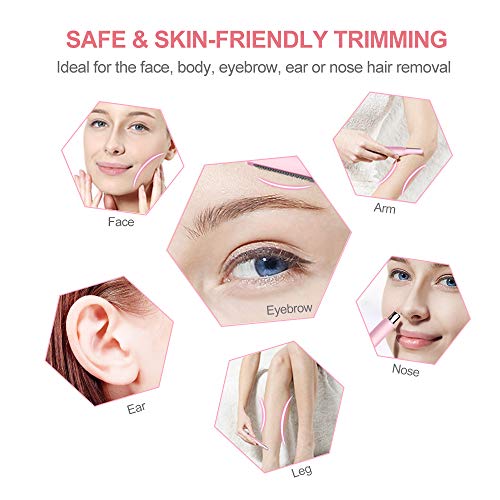 TOUCHBeauty Hair Trimmer for Face Eyebrow Nose Ear Body Hair Trimming, All in...