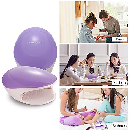 TOUCHBeauty Mini Nail Polish Dryer with Fan and Light Designed for Teens/Begi...