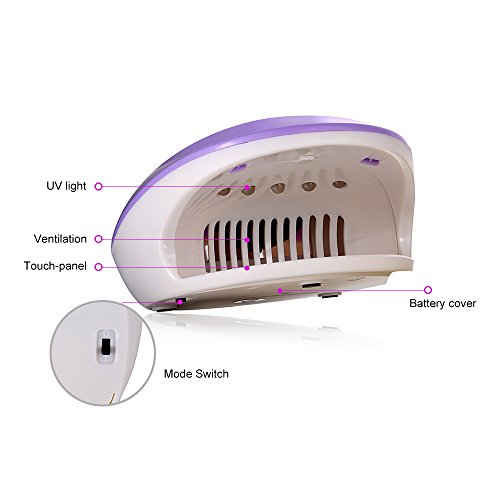 TOUCHBeauty Mini Nail Polish Dryer with Fan and Light Designed for Teens/Begi...