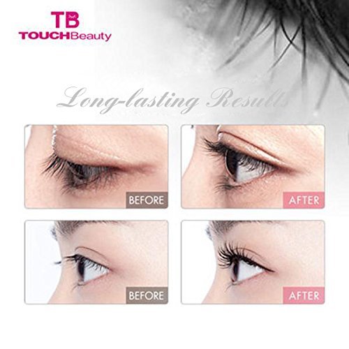 TOUCHBeauty Professional Heated Eyelash Curler with Silicone Refill Pad Curli...