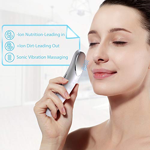 TOUCHBeauty Sonic Vibration Facial Massager Ion Facial Deep Moisturizer Clean...
