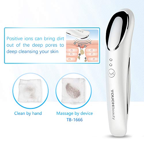 TOUCHBeauty Sonic Vibration Facial Massager Ion Facial Deep Moisturizer Clean...