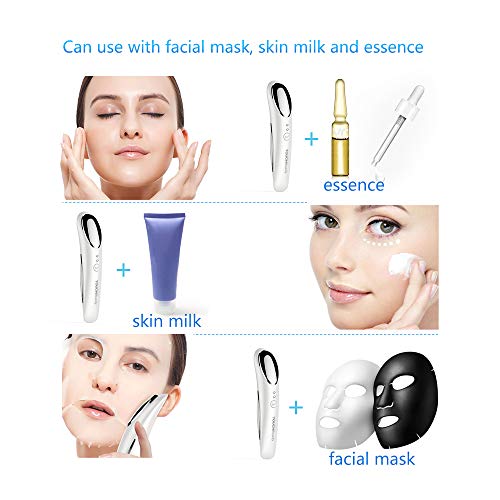 TOUCHBeauty Sonic Vibration Facial Massager Ion Facial Deep Moisturizer Clean...
