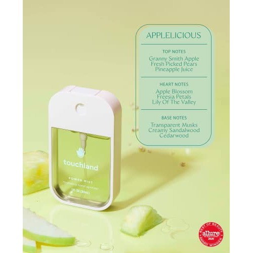 Touchland Power Mist Hydrating Hand Sanitizer Spray | Top 5 Bundle (Applelici...