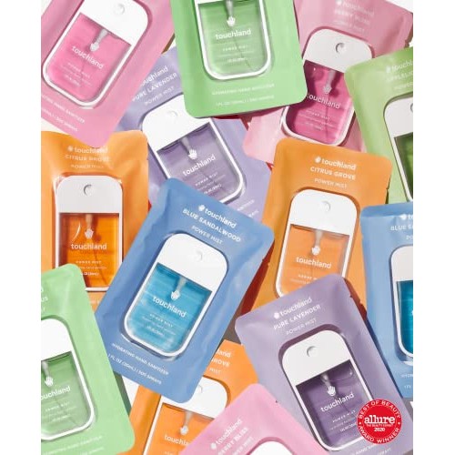 Touchland Power Mist Hydrating Hand Sanitizer Spray | Top 5 Bundle (Applelici...
