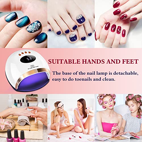 UV LED Gel Nail Lamp 158W UV Light for Nails Fast Nail Dryer for Gel Polish w...