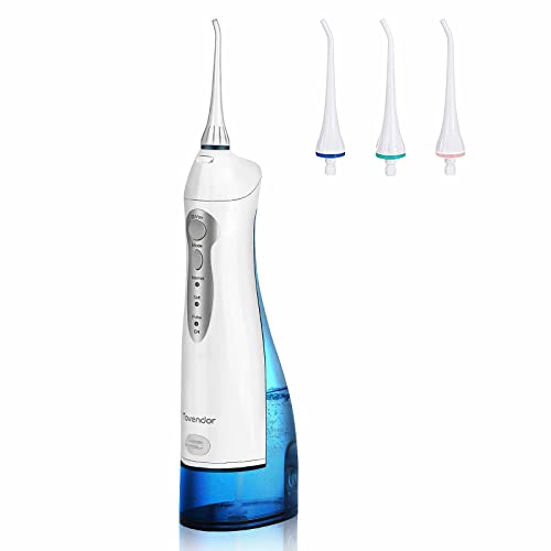 TOVENDOR Electric Water Flosser, Cordless Dental Oral Irrigator - 3 Modes, 3 ...