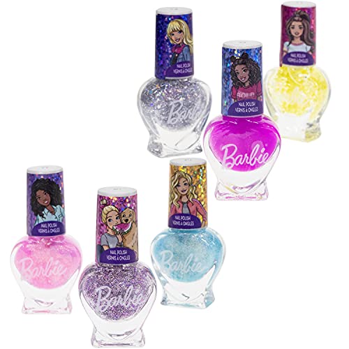 Barbie - Townley Girl Non-Toxic Peel-Off Quick Dry Nail Polish Activity Makeu...