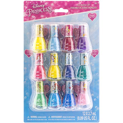 Disney Princess - Townley Girl Non-Toxic Water-Based Peel-Off Quick Dry Nail ...