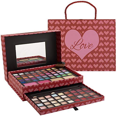 Makeup Kits for Teens - 2-Tier Love Make Up Gift Set and Eyeshadow Palette fo...