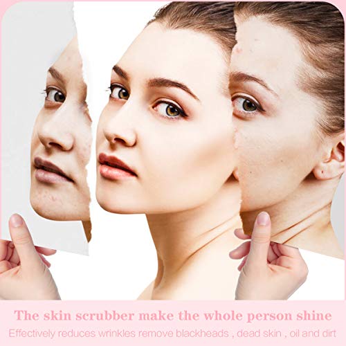 Skin Scrubber,Blackhead Remover Pore Cleaner Skin Scrubber (White)