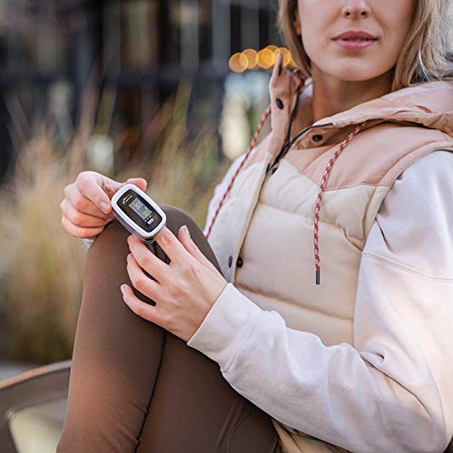 TrackAid Premium Pulse Oximeter Fingertip, Blood Oxygen Saturation and Pulse ...