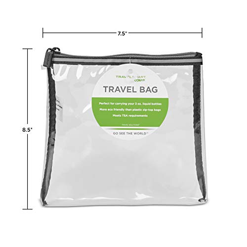 Travel Smart by Conair Clear Sundry Bag, Black Trim