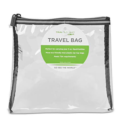 Travel Smart by Conair Clear Sundry Bag, Black Trim