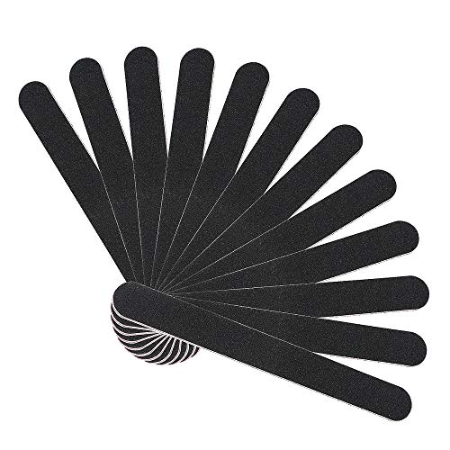 12Pcs Coarse Nail File Set Professional, Emery Boards for Nails 100/180 Grit,...