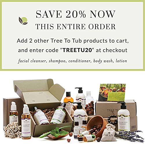 Ultra Hydrating Gentle Face Wash for Dry Skin by Tree To Tub – pH 5.5 Balance...