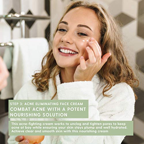 TreeActiv 4-Step Acne Treatment Kit | Sulfur Face Wash Exfoliant, Salicylic A...