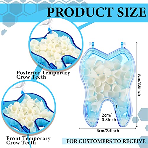 Fake Teeth for Missing Teeth Temporary Tooth Replacement Repair Kit Temp Toot...