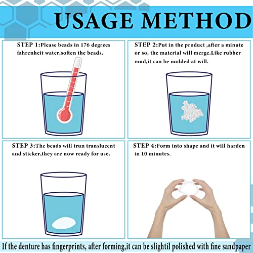 Fake Teeth for Missing Teeth Temporary Tooth Replacement Repair Kit Temp Toot...