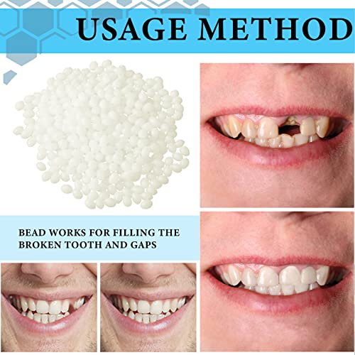 Fake Teeth for Missing Teeth Temporary Tooth Replacement Repair Kit Temp Toot...