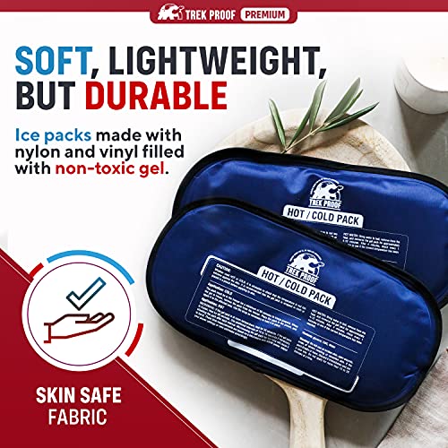 Ice Pack - Hot and Cold Therapy - Gel ice Packs for Injuries Reusable Gel Pac...