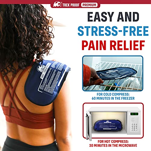 Ice Pack - Hot and Cold Therapy - Gel ice Packs for Injuries Reusable Gel Pac...