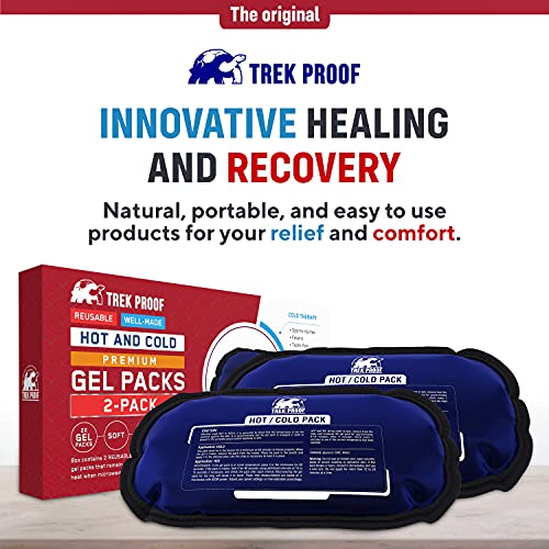 Ice Pack - Hot and Cold Therapy - Gel ice Packs for Injuries Reusable Gel Pac...